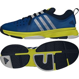 adidas Barricade Bounce men Navy/Lime AQ2282 + Free socks