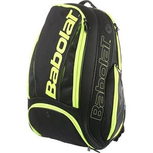Babolat Pure Black/Yellow backpack + Gift 3pack overgrip