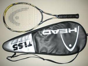 HEAD TWIN TUBE RADICAL TOUR OS 107 TENNIS RACQUET 4 1/2 (NEW STRINGS)
