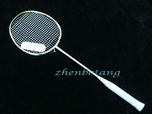New Arcsaber 10 White badminton racket Bow arrow carbon ARC10 Badminton Rackets