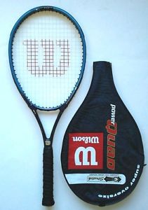 Wilson Quad Comp Stretch Graphite 110 Tennis Racquet 4 1/2" Grip w Cover Racket