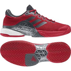 adidas Barricade 2017 BOOST men Red/Grey CG3088 + Free socks