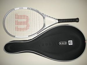 WILSON nCODE n3 OS 113 TENNIS RACQUET  27.5"  4 1/8 (NEW STRINGS)