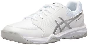 ASICS Men's Gel-Dedicate 5 Tennis Shoe White/Silver 6 D(M) US