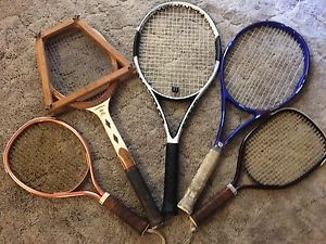 Lot of  5 , Tennis  Racquet,Wilson ,Ektelon