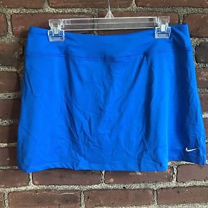 NEW! Nike Dri-Fit Women's Size L Tennis Skirt Skort Blue Large NWT