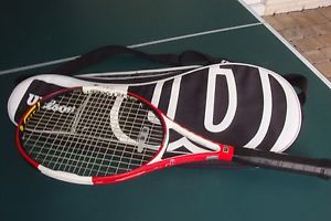 Wilson Ncode n code Six-One 95 head 16x18  Tennis Racquet 4 5/8" "VERY GOOD"