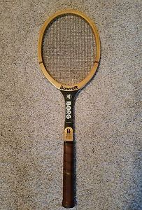 Bancroft Bjorn Borg Personal Wooden Tennis Racquet 4 1/2 L