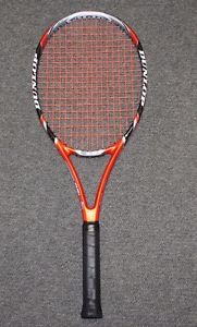 Dunlop Aerogel 550 Lite Tennis Racquet Used 4 1/4 New Strings Free USA Ship