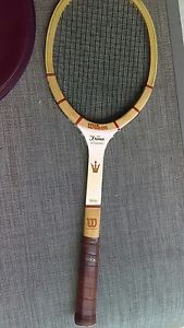 Vintage, 60's WILSON JACK KRAMER AUTOGRAPH Wood Tennis Racquet, barely used.