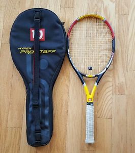 Wilson Hyper Pro Staff 5.1 Surge 100 head 4 1/2 grip Tennis Racquet and Case