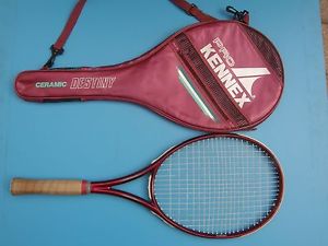 Pro Kennex Ceramic Destiny, DPS, 4 3\8, Immaculate, Used, With Cover