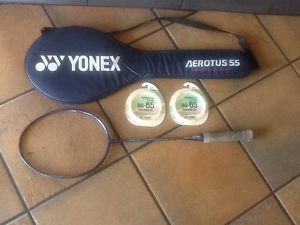 Yonex Aerotus 80 Badminton Racquet Racket Made in Japan With 2 Sets of Strings