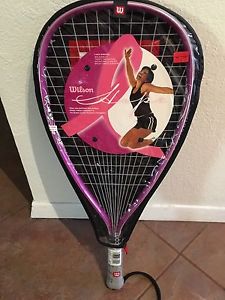 Wilson HOPE Adult Racketball Racket Pink 3 7/8,  NEW !!