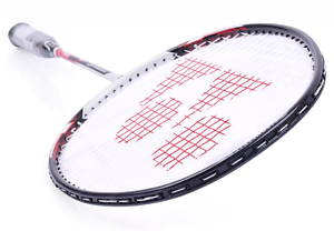 [YONEX] NANORAY 10F Black White Red Badminton Racquet with Half Cover