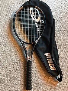 Prince Triple Threat Stealth Oversize 115 Tennis Racket with Prince Bag