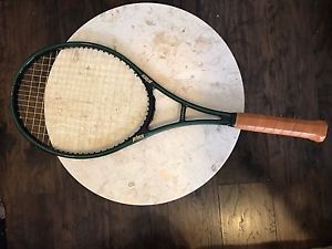 Prince 4 Graphite Original Midplus Calfskin Grip Tennis Racquet