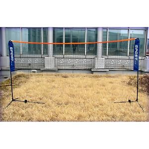 Portable Versatile Badminton Tennis Volleyball Net 5.1M Stand Set by Street T...