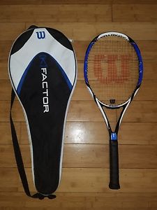 Wilson K Factor Pro 6 Tennis Racquet 4.5 Grip EUC & Cover Free Shipping!! (Used)