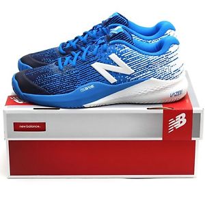 New Balance 996 Low Tennis Athletic Shoes NEW MC996UE3 Blue/White Men's Size 9 D