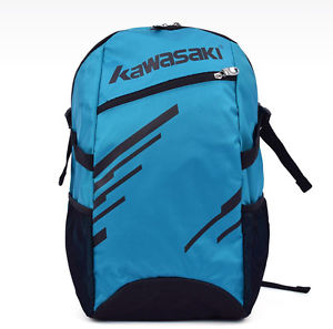 Kawasaki Badminton & Tennis Sports Backpack Black Blue Racquet Shoes KBB-8235