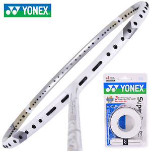 [YONEX] ARCSABER 10 LV PG Siver White 3U Racquet with Full Cover / Super Grip