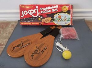VINTAGE 2002 ORIGINAL JOKARI PADDLEBALL GAME SET 00100 NEW