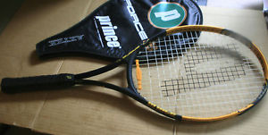 PRINCE FORCE 3 AZTEK ALUMINUM ALLOY OVERSIZE TENNIS RACQUET W/COVER  4 1/2" GRIP