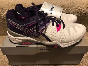Asics Women's Gel Resolution 6 Tennis shoe Size 10
