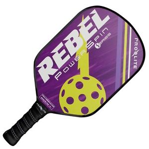 Pro-Lite Sports Rebel Powerspin Pickleball Paddle Prince Purple----Brand New----