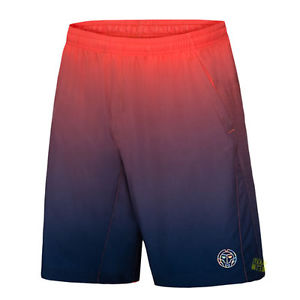 Bidi Badu Pantalones Deportivos Para Hombre de tenis Short YVES azul oscuro rojo