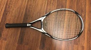 WILSON k FACTOR [k] THREE 3 FX 115 OVERSIZE STRUNG TENNIS RACQUET 4-3/8"