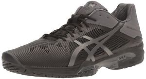 Asics Men's Gel-solution Speed 3 Tennis Shoe Black/Grey 6 D(M) US