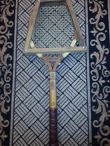 ANTIQUE SPALDING KRO-FLITE TENNIS RACKET W/PRESS