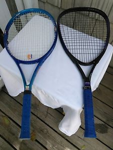 Qty Two Tennis Racquets 1. Head "Master" Pyramid Power 2. Wilson Pro Staff 5.5