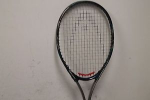 Head Aluminium Oversize Tennis Racquet (Grey, Blue) Double Power Wedge 4 3/8''