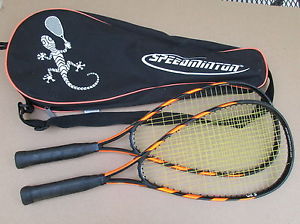 USED SPEEDMINTON S70 2 RAQUET SET