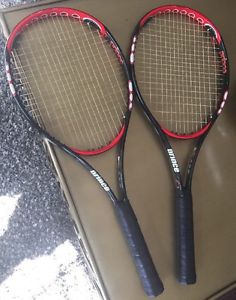 Pair - Prince O3 Hybrid Hornet 100" Head Tennis Racquet - Grip Size 4 3/8, Qty=2