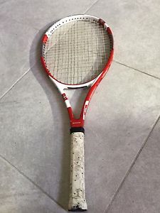 Dunlop M-Fil 400 Tennis Racket 100 4 hundred strung racquet 4 1/4 Good