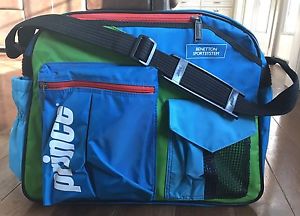 PRINCE BENETTON SPORTSYSTEM TENNIS BAG tote Blue Green Gym Bag