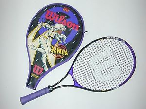 Wilson Marvel Comics X-Men "Storm" Tennis Racquet Oversize w Cover 1996 - Cool