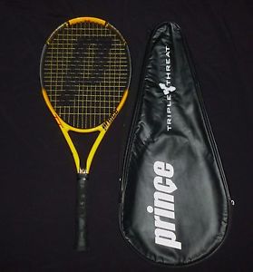 Prince TT Scream OS Triple Threat Tennis Racquet 4 3/8 #6141