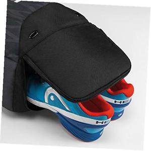 djokovic backpack tennis bag, navy/black/white