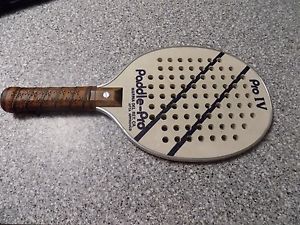 Paddle Pro Paddle Ball Racket Vintage Racquet Pro IV Marina Del Rey
