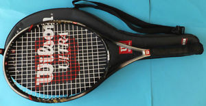 Wilson Luz De Carretera Serie Raqueta De Tenis y  cubierta Completo Tamaño 4 3/8