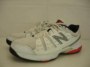 Mens sz 8 D M New Balance USA Made 656 MC656WR white tennis court shoes sneakers