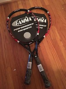 pair of new GAMMA CP-800 Tennis Rackets - 4 1/2 grip - lot of 2