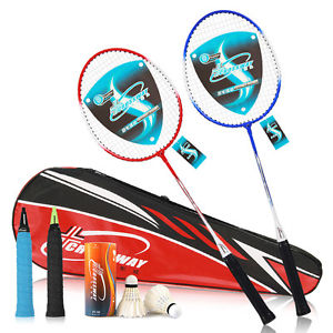 Free Shipping New Badminton Racquet High elasticity carbon racket Sets