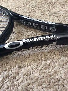 Prince O3 Speedport Black Tennis Racquet Size 3 Grip Preowned