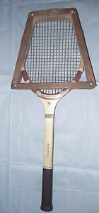 Wright & Ditson Comet Wood Tennis Racquet w/ Press